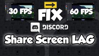 Fix Discord Share Screen Lag & Stuttering | NEW WAY FOR SHARE SCREEN 60 FPS!! | 2020