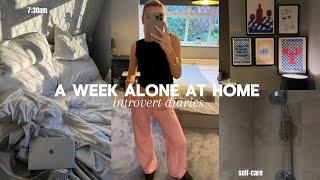 a week in my life alone: introvert diaries.