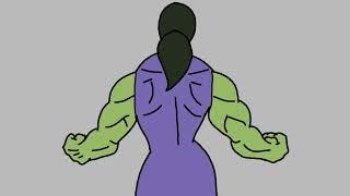 She hulk transformation part-3|Kid she Hulk transformation@artbyarun01