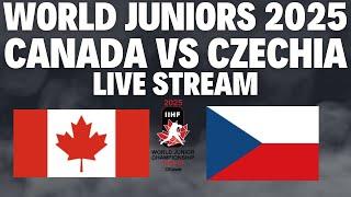 WORLD JUNIORS LIVE: Canada vs Czechia Quarter-Finals Hockey | 2025 IIHF World Junior Championship