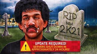 The Last Day of NBA 2K21 EVER.. (servers are gone)