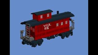 How To Build A Lego Western Train Caboose (Toy Story 3) 1/2