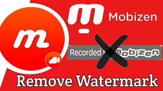 mobizen watermark kaise remove kare/how to remove Watermark in mobizen screen recorder app
