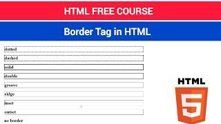 Border Tag use in HTML in Hindi // How to use border Tag in HTML // AS TECHNICAL