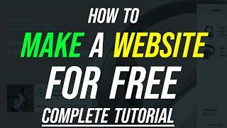 How to Make a Website for Free with Free Hosting and Free Domain