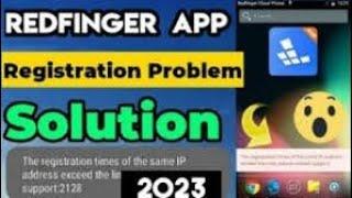 REDFINGER Cloud Phone Registration problem | Redfinger  Trial New Method 2023 #cloudphone