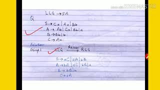 Conversion of left linear grammar to Finite Automata Examples - lecture83/toc