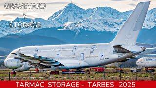 Airplane Graveyard - Storage Retirment - Tarmac Aerosave, Scrapping, at Tarbes 2025