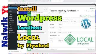 Install Wordpress using Local by Flywheel