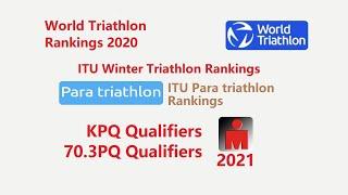 Триатлон Мировые рейтинги 2020. Паратриатлон. Зимний триатлон. IRONMAN Qualifiers