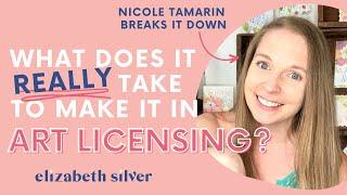 Can Art Licensing Pay a Full Time Income? with Nicole Tamarin | Elizabeth Silver