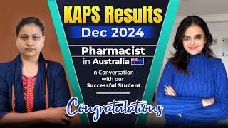 KAPS Exam Result December 2024 | Pharmacist in Australia | Tips and Strategies From Passed Student