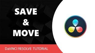 How To Save Davinci Resolve Projects and Move Them Between Computers