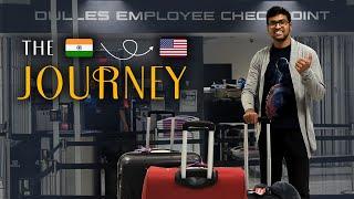 FIRST Time From INDIA to USA ️ | Student Travel Vlog | తెలుగు | MS in USA 