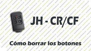 Mando JH-CR/CF - Borrar los botones