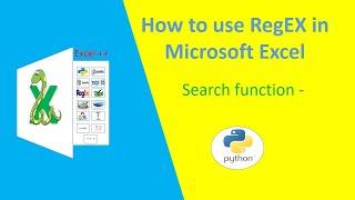 How to use RegEX in Microsoft Excel - Search function | No VBA, no Excel's built-in formulas