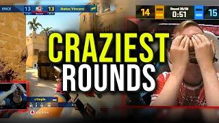 The Most Intense Pro Rounds in CS:GO History!
