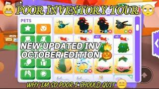 POOR INVENTORY TOUR  || UPDATED NEW INVENTORY  || ADOPT ME || ROBLOX 