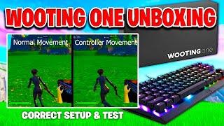 WOOTING ONE UNBOXING + SETUP + FORTNITE TEST (Correct Method so you don't get banned)