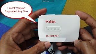 Airtel MW40CJ 4G Hotspot | Unlock Version | Unboxing & Review