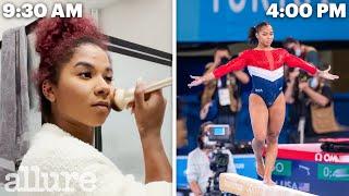 An Olympic Gymnast's Entire Routine, From Waking Up to Winning Medals | Work It | Allure