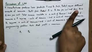 LPP Linear Programming Problem Formation|GAMAT101 Group A Mathematics for Information Science|Part 6