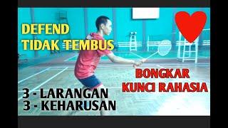 THE SECRET KEY OF DEFENCE DOUBLE BADMINTON - Impenetrable (Indonesian Language)