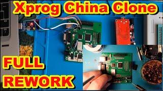 Xprog Full Rework and Programm Atmega64. Xprog device is silent Repair.Xprog China Clone Reflash