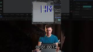 Объемный логотип в blender за одну минуту
