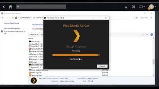 Plex Remote Access Not Working after Software Update.  Repair Plex in Program and Features