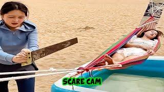 BEST SCARE CAM Priceless Reactions 2024#59 | Funny Videos TikTok | CoCo Scare Cam |