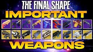 The BEST WEAPONS You Need For The Final Shape | Destiny 2 Into The Light