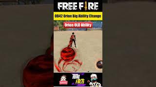 NEW Orion Vs OLD Orion Character Huge Ability Change After Free Fire OB 42 Update 