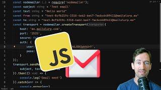 NodeJS email guide - send emails with Nodemailer and SMTP (Javascript tutorial)