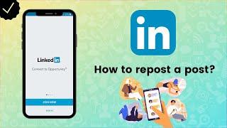 How to repost a post on LinkedIn?