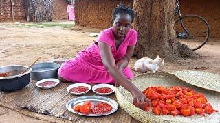 African Village Life//Cooking Most Delicious Village Street Food
