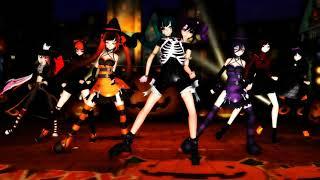 MMD x Yandere Simulator x Sister x Me Fright Funky Halloween