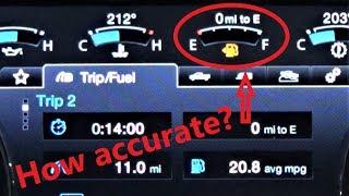 How accurate is the estimated distance to empty (DTE)?