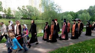 Крестный ход в день Победы 2016. Храм Всех святых воинов