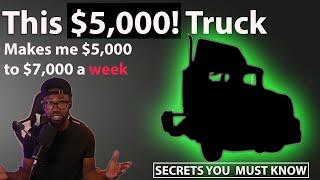 Cheap Semi Truck that makes money