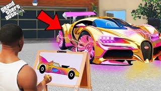 Franklin Find The Best And Fastest God Super Car Using Magical Painting In Gta V