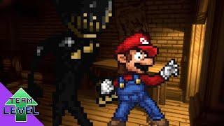 If Mario was in Bendy and the Ink Machine