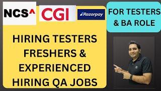 WFH Testing Jobs | Manual Testing| Fresher Jobs| Rd Automation Learning