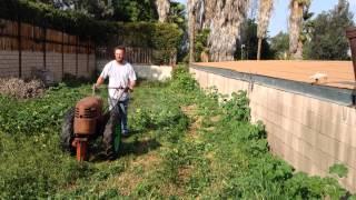 David Bradley sickle mower in action