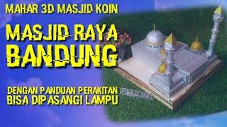 Siap Tempel Koin Mahar 3D Masjid Raya Bandung Disempurnakan