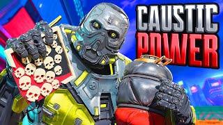 PURE Caustic POWER 26 KILLS and 5,900 Damage Apex Legends