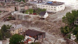 Chaos in France, Flash Floods suddenly Hit! The most beautiful place in the Pyrenees sinking