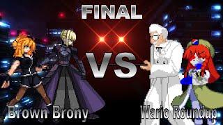 MI MUGEN BCT (Grand Final) - Brown Brony VS Wario Roundup