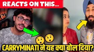 Carryminati Reacts on kulhad pizza couple| carryminati on kulhad pizza viral video| carryminati