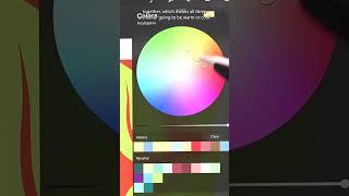 Procreate Tips #26: Analogous Color Mode!  #shorts